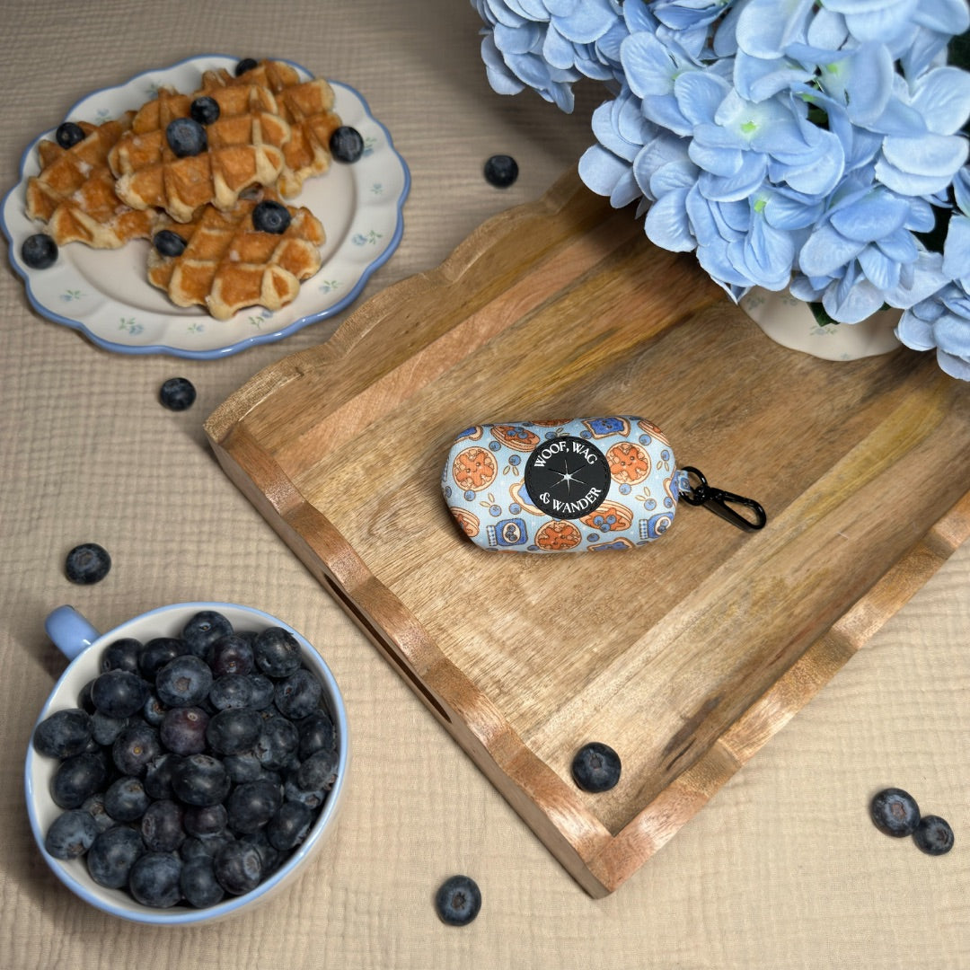 Blueberry Woofles Poop Bag Holder