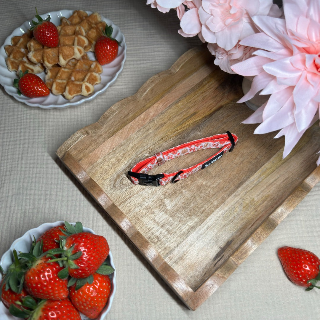 Strawberry Woofles Collar